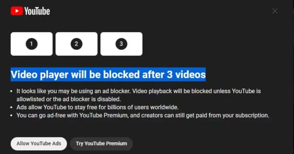 youtube ad blocker block