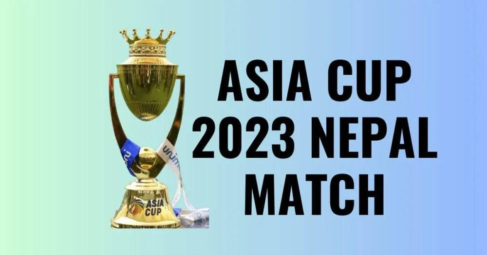 asia cup 2023 nepal match